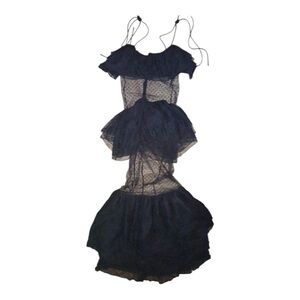 Dolls kill night of sin maxi dress size Small